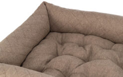 Alternative view of Lit Caliente, carré, brun