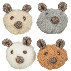 Ours, peluche, herbe à chat, 8cm, divers