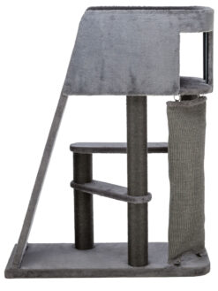 Alternative view of Arbre à chat Activ, gris avec rampe d'escalade, 122cm