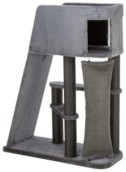 Arbre à chat Activ, gris avec rampe d'escalade, 122cm