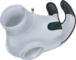 Alternative view of Body de protection pour chats, gris