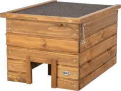 natura hôtel pour hérisson, en pin, 37×30,5×53cm