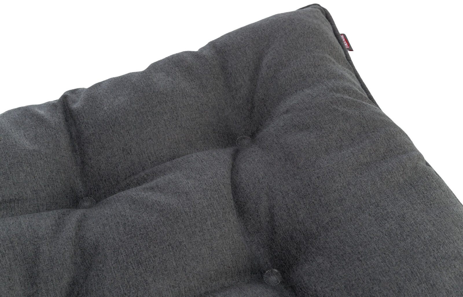 Kissen Caliente, eckig, dunkelgrau 59×50cm Kissen Caliente, eckig, dunkelgrau 59×50cm