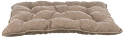 Coussin Caliente, carré, brun