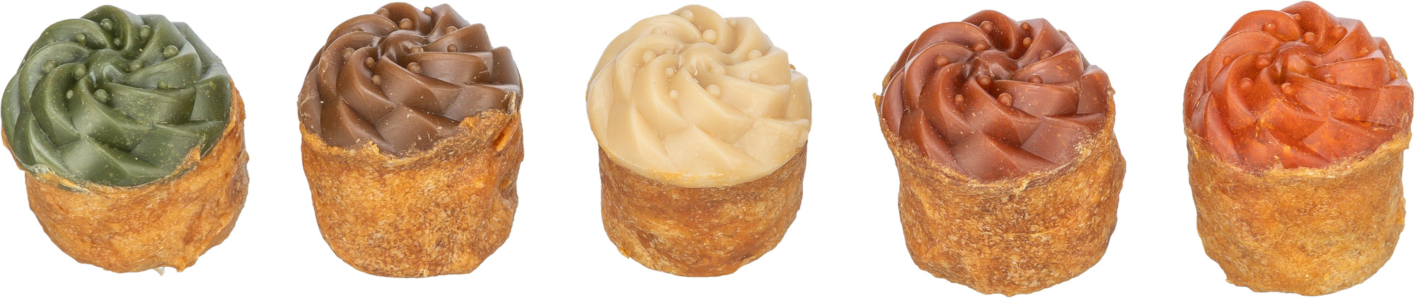 Cupcake, 25 g, braun, weiss, orange, grün, rot nur per VE 70Stk. Cupcake, 25 g, braun, weiss, orange, grün, rot nur per VE 70Stk.