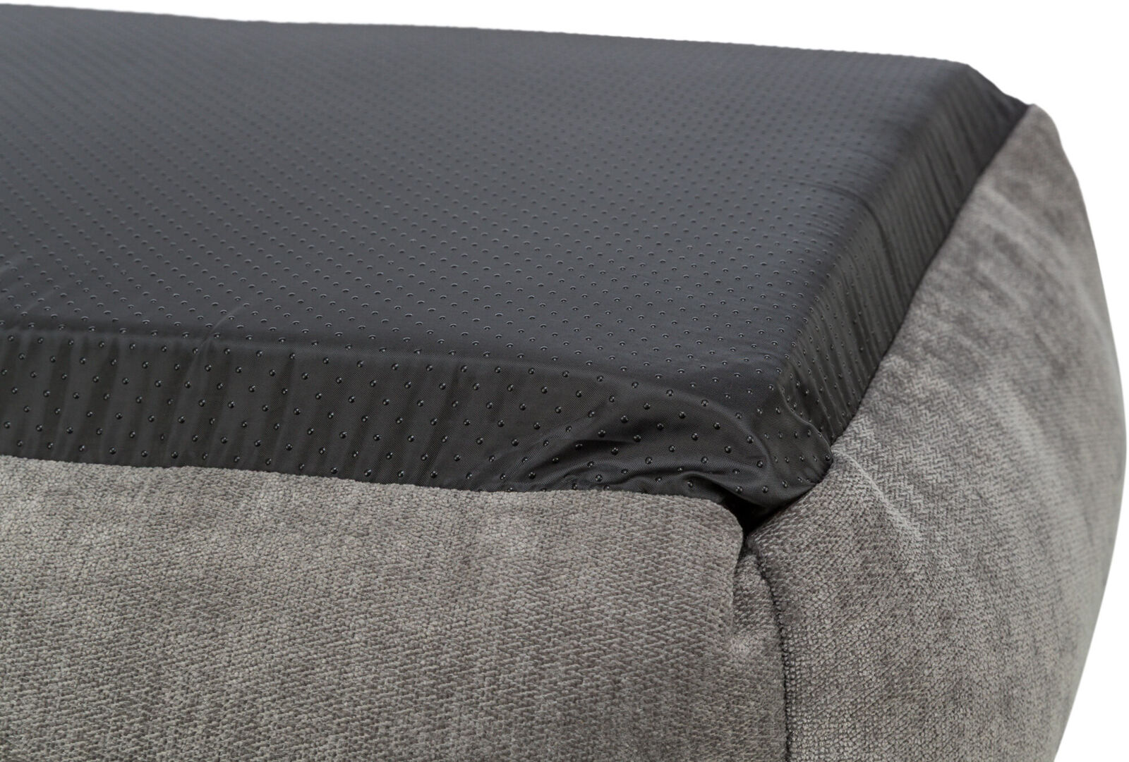 Vital Bett Lennox, Chenille, eckig, grau 60×50cm Vital Bett Lennox, Chenille, eckig, grau 60×50cm