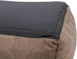 Alternative view of Lit Vital Lennox, chenille, carré, brun