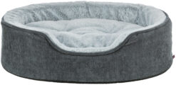 Vital lit Lino Soft, ovale, gris/gris clair