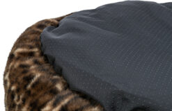 Alternative view of Lit Leo, rond, ø 50cm, brun clair/brun