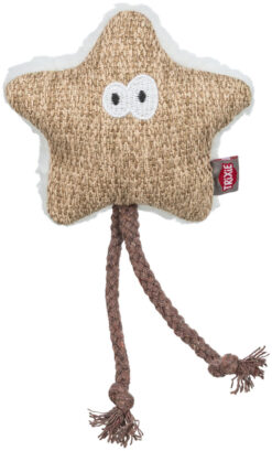 étoile, peluche/tissu, catnip, 17cm