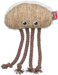 méduse, peluche/tissu, catnip, 14cm