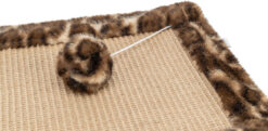 Alternative view of Tapis griffoir Leo, 55×35cm, brun
