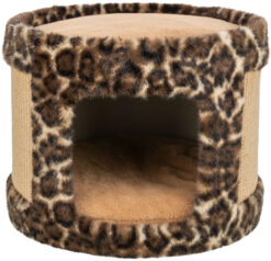 Abri griffoir Leo, ø 38×30cm, brun