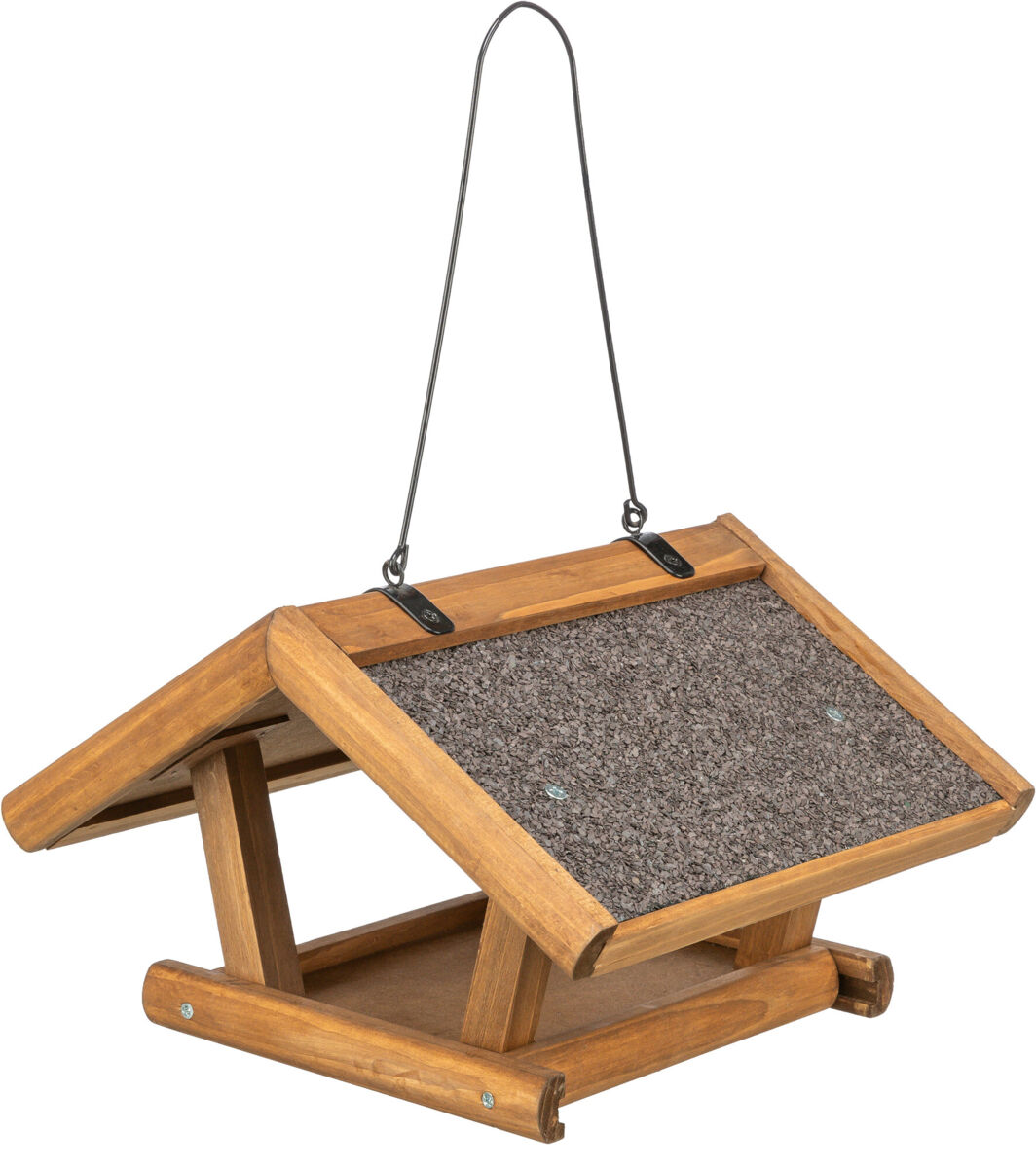 natura mangeoire oiseaux suspendue, en pin, brun 30×18×28cm natura mangeoire oiseaux suspendue, en pin, brun 30×18×28cm