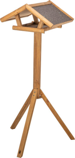 natura mangeoire oiseaux avec pied, en pin, brun