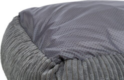 Alternative view of Vital Lit Jonna, velours côtelé, carré, gris foncé