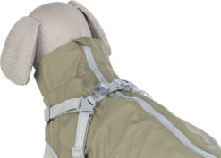 Alternative view of Manteau Pontis Rain avec harnais, vert olive