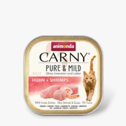 Animonda, chat Carny Pure+Mild Adult poul.+shrimps MHD 02/26