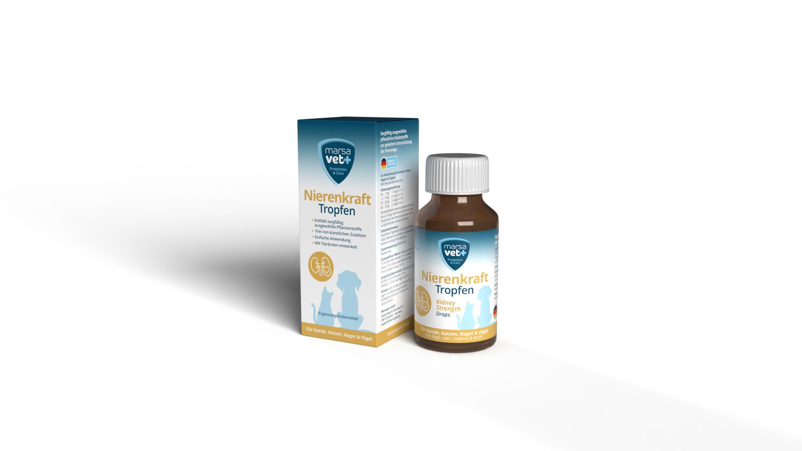 MarsaVet-Linie - Nierenkraft Tropfen MHD 01/26 100ml MarsaVet-Linie - Nierenkraft Tropfen MHD 01/26 100ml