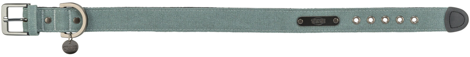 CityStyle Halsband, extra breit, Baumwolle, salbei XS-S; 25-32cm/25mm CityStyle Halsband, extra breit, Baumwolle, salbei XS-S; 25-32cm/25mm