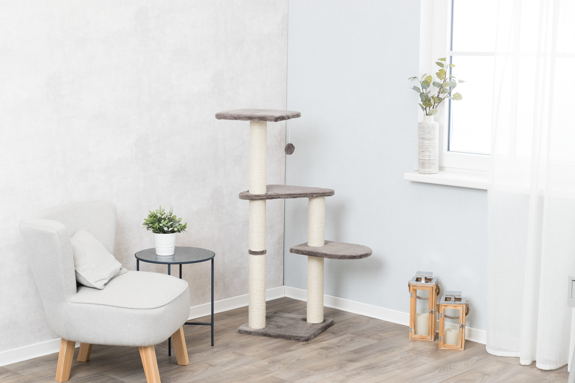 Kratzbaum Altea, platingrau 117cm Kratzbaum Altea, platingrau 117cm