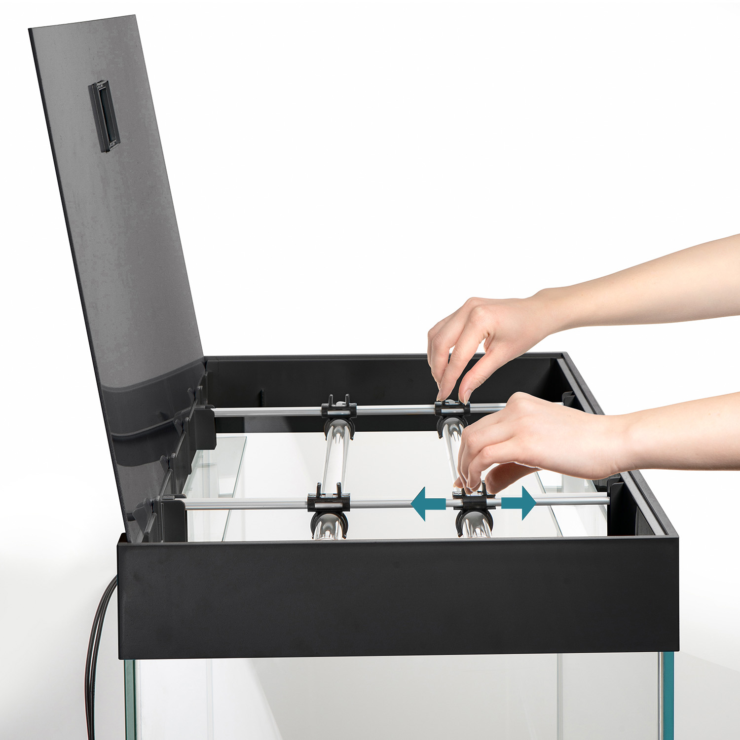 AQUARIUM SET OPTI SET NOIR 2.0 81x36x51cm,125l AQUARIUM SET OPTI SET NOIR 2.0 81x36x51cm,125l