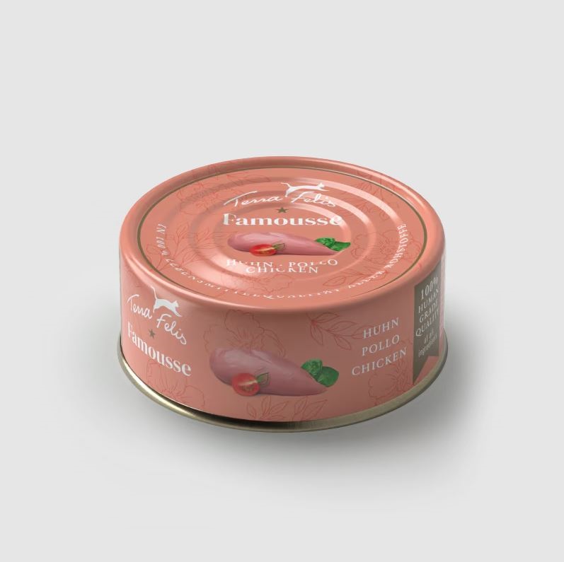 Famousse Katze getreidefrei Kaninchen+Pute 80g Famousse Katze getreidefrei Kaninchen+Pute 80g