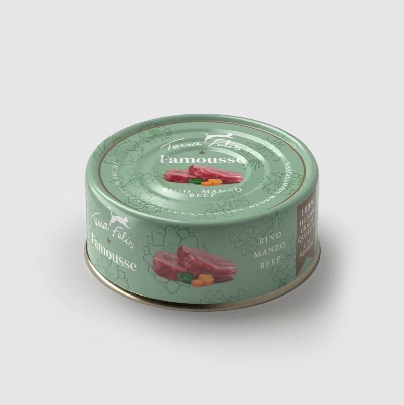 Famousse chat s. céréales boeuf 80g Famousse chat s. céréales boeuf 80g