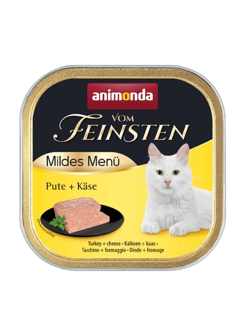 Animonda, Vom Feinsten chats castr. dinde+fromage 100g / VE 32 Animonda, Vom Feinsten chats castr. dinde+fromage 100g / VE 32