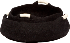 DDKC Korb mit Griffen, schwarz