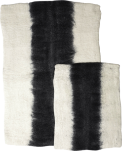 DDKC Tapis Ombré, Noir/Blanc