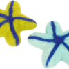 DDKC Étoiles de Mer, 2pcs,  Bleu/vert