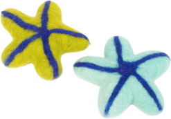DDKC Étoiles de Mer, 2pcs,  Bleu/vert
