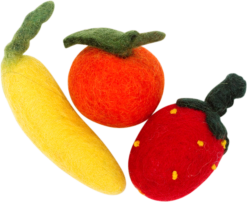 DDKC Fruits 3 pcs, Multicolore